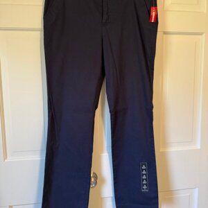 St. John's Bay Navy New with Tags Straight Fit Straight Leg Pants